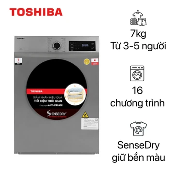 Máy sấy Toshiba thông hơi 7kg 2023 (TD-H80SEV(SK))