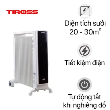 Máy suởi dầu Tiross 15 thanh TS9215