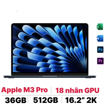 MacBook Pro 16 inch M3 Pro 2023 (12 CPU - 18 GPU 36GB 512GB) 