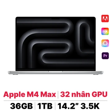 MacBook Pro 14 M4 Max 14CPU 32GPU 36GB 1TB | Chính hãng Apple Việt Nam