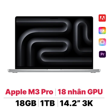 Macbook Pro 14 M3 Pro 12 CPU - 18 GPU 18GB 1TB 2023 - Cũ Đẹp