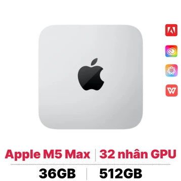 Apple Mac Studio M5 Max 18CPU 32GPU 36GB 512GB 2026 | Chính hãng Apple Việt Nam