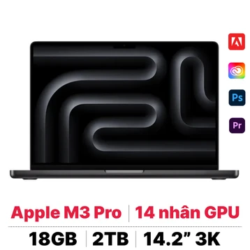 MacBook Pro 14 M3 Pro 11 CPU - 14 GPU 18GB - 2TB | Chính hãng Apple Việt Nam
