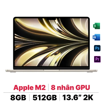 Apple Macbook Air M2 2022 8GB 512GB - Cũ Trầy Xước
