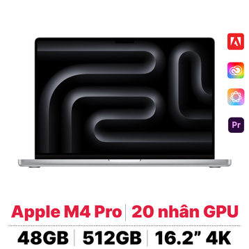 MacBook Pro 16 M4 Pro 14CPU 20GPU 48GB 512GB - Đã Kích Hoạt