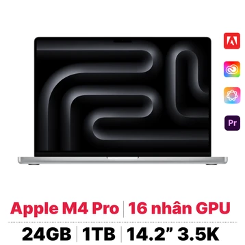 MacBook Pro 14 M4 Pro 12CPU 16GPU 24GB 1TB | Chính hãng Apple Việt Nam