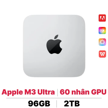 Apple Mac Studio M3 Ultra 28CPU 60GPU 96GB 2TB | Chính hãng Apple Việt Nam