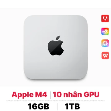 Mac mini M4 2024 10CPU 10GPU 16GB 1TB | Chính hãng Apple Việt Nam
