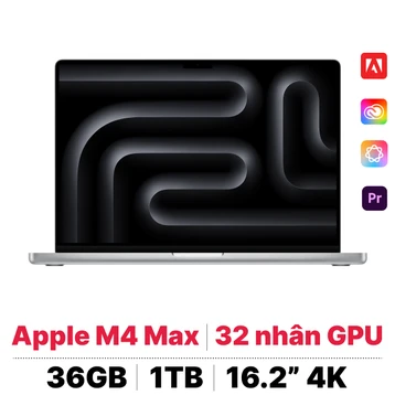 MacBook Pro 16 M4 Max 14CPU 32GPU 36GB 1TB | Chính hãng Apple Việt Nam
