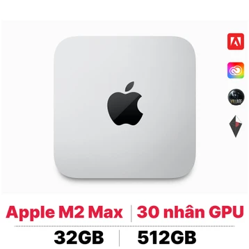 Mac Studio M2 Max 2023 (12CPU - 30GPU - 32GB - 512GB) | Chính hãng Apple Việt Nam