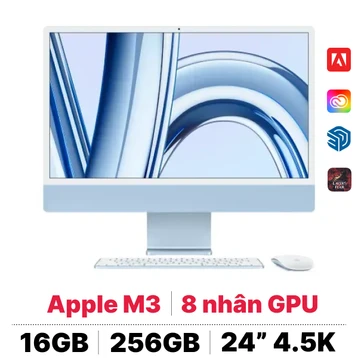 iMac M3 24 inch 8CPU 8GPU 16GB 256GB | Chính hãng Apple Việt Nam