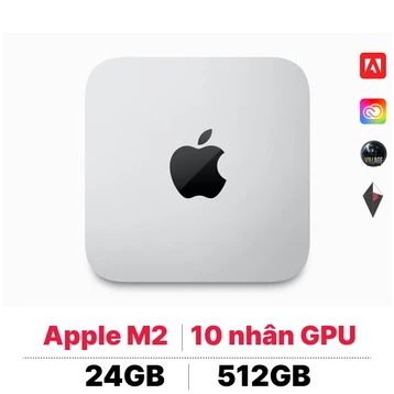 Mac mini M2 2023 (8 CPU - 10 GPU - 24GB - 512GB) - Cũ Đẹp