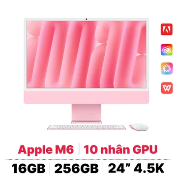 Apple iMac 24 2026 M6 10CPU 10GPU 16GB 256GB | Chính hãng