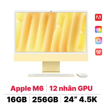 Apple iMac 24 2026 M6 12CPU 12GPU 16GB 256GB | Chính hãng
