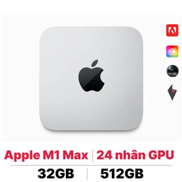 Mac Studio 2022 M1 Max (10CPU - 24GPU - 32GB - 512GB) | Chính hãng Apple Việt Nam