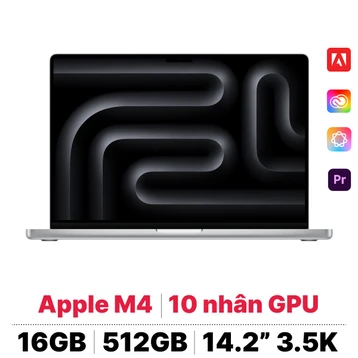 MacBook Pro 14 M4 10CPU 10GPU 16GB 512GB - Cũ Xước Cấn