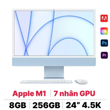iMac 24 2021 M1 7GPU 8GB 256GB I Chính hãng Apple Việt Nam