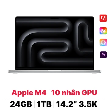 MacBook Pro 14 M4 10CPU 10GPU 24GB 1TB - Cũ Trầy Xước