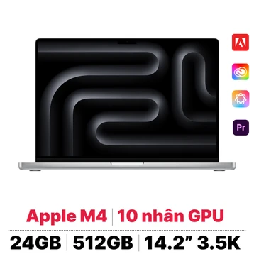 MacBook Pro 14 M4 10CPU 10GPU 24GB 512GB | Chính hãng Apple Việt Nam