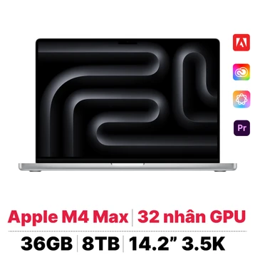 MacBook Pro 14 M4 Max 14CPU 32GPU 36GB 8TB | Chính hãng Apple Việt Nam