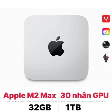 Mac Studio M2 Max 2023 (12CPU - 30GPU - 32GB - 1TB) | Chính hãng Apple Việt Nam