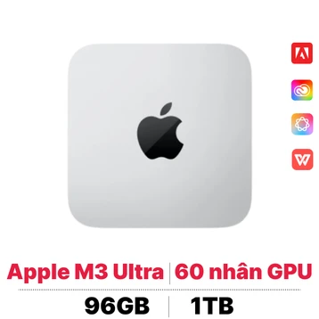 Apple Mac Studio M3 Ultra 2025 28CPU 60GPU 96GB 1TB | Chính hãng Apple Việt Nam