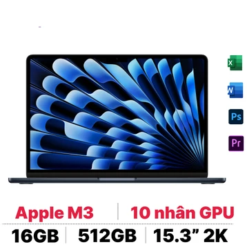 Macbook Air M3 15 inch 2024 16GB - 512GB | Chính hãng Apple Việt Nam