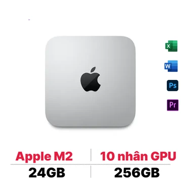 Mac mini M2 2023 (8 CPU - 10 GPU - 24GB - 256GB) - Cũ Đẹp