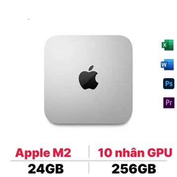 Mac mini M2 2023 (8 CPU - 10 GPU - 24GB - 256GB) - Cũ Trầy Xước