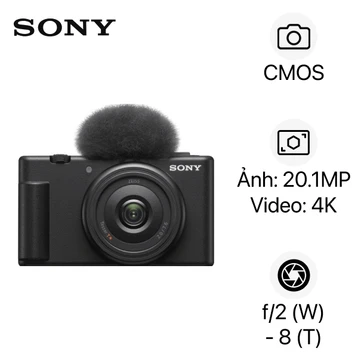 Máy ảnh kỹ thuật số Sony ZV-1F VN Full Box - Đã kích hoạt