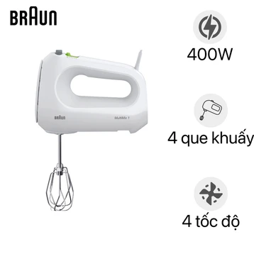 Máy đánh trứng cầm tay Braun HM1010WH