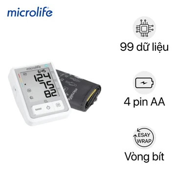 Máy đo huyết áp bắp tay Microlife B3 Basic