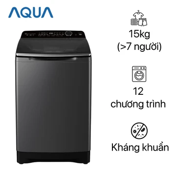 Máy giặt Aqua cửa trên 15kg 2021 (AQW-DR150UGT.PS)