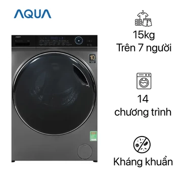 Máy giặt Aqua cửa ngang 15kg 2022 (AQD-A1500H.PS)
