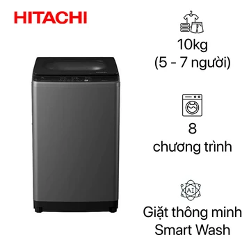 Máy giặt Hitachi cửa trên 10kg Inverter 2025 (LTL 10MV00 GG)