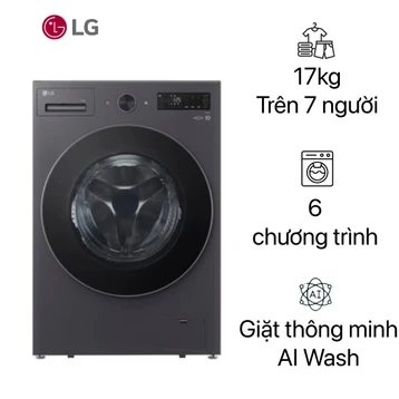Máy giặt LG cửa ngang 17kg 2025 (F2517SNTG)