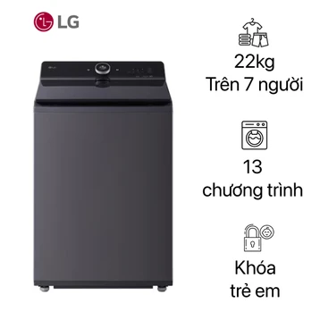Máy giặt LG cửa trên 22kg 2025 (T2522AX7G)