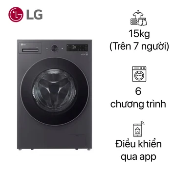 Máy giặt LG cửa ngang 15kg 2024 (F2515SNTG)