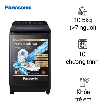 Máy giặt Panasonic cửa trên 10.5kg 2019 (NA-FD10VR1BV)