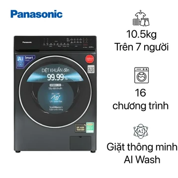 Máy giặt Panasonic cửa ngang 10.5kg 2022 (NA-V105FR1BV)