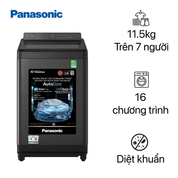 Máy giặt Panasonic cửa trên 11.5kg 2023 (NA-FD115W3BV)