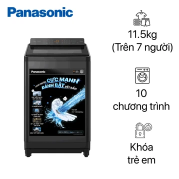 Máy giặt Panasonic cửa trên 11.5kg 2025 (NA-FD115X3BV)