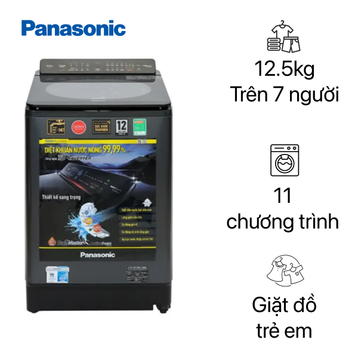 Máy giặt Panasonic cửa trên 12.5kg 2021 (NA-FD125V1BV)