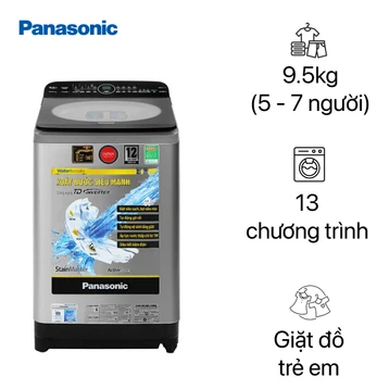 Máy giặt Panasonic cửa trên 9.5kg 2020 (NA-FD95X1LRV)