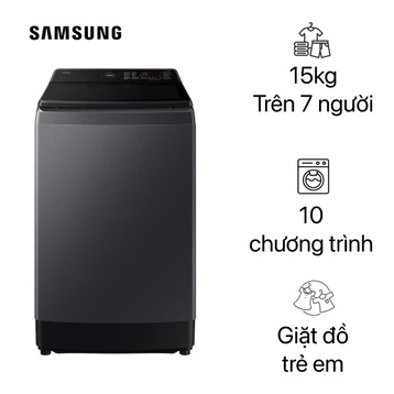 Máy giặt Samsung cửa trên 15kg 2025 (WA80F15S5CSV)