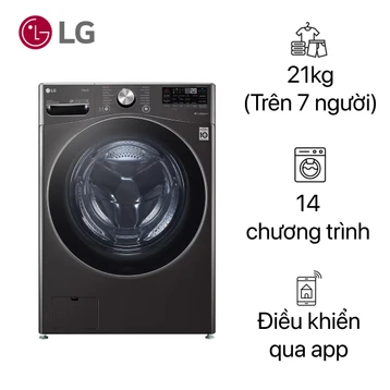 Máy giặt sấy LG giặt 21kg - sấy 12kg 2023 (F2721HVRB)