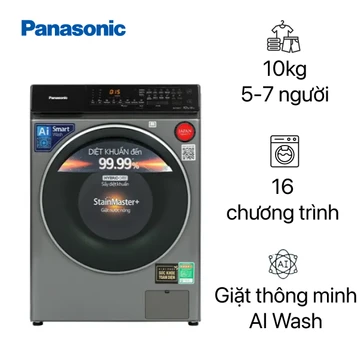 Máy giặt sấy Panasonic giặt 10kg - sấy 6kg 2022 (NA-S106FC1LV)