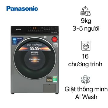 Máy giặt sấy Panasonic giặt 9kg - sấy 6kg 2022 (NA-S96FC1LVT)