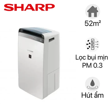 Máy hút ẩm lọc không khí Sharp DW-J20FV-W