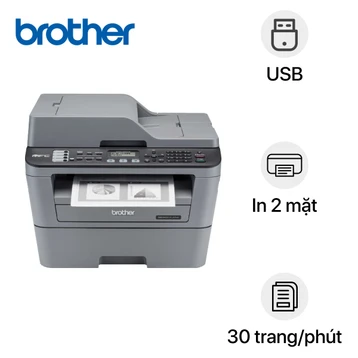 Máy in Laser Brother MFC-L2701D (COPY, FAX, SCAN)